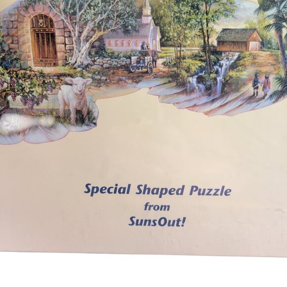 Dove of Hope Jigsaw Puzzle 1000 Piece Sandra Bergeron 2001 New Sealed SunsOut - Picture 8 of 14